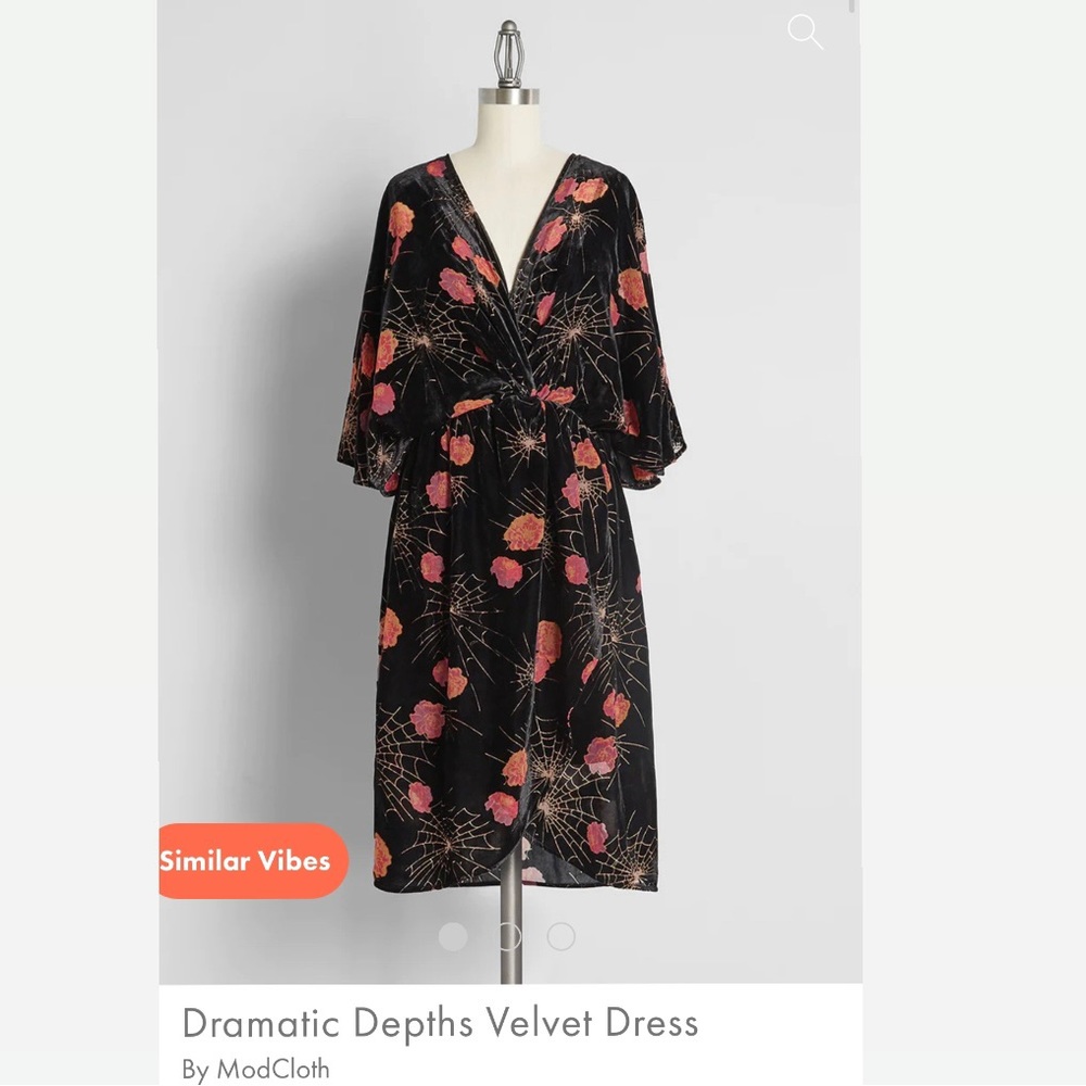 Modcloth velvet dress
